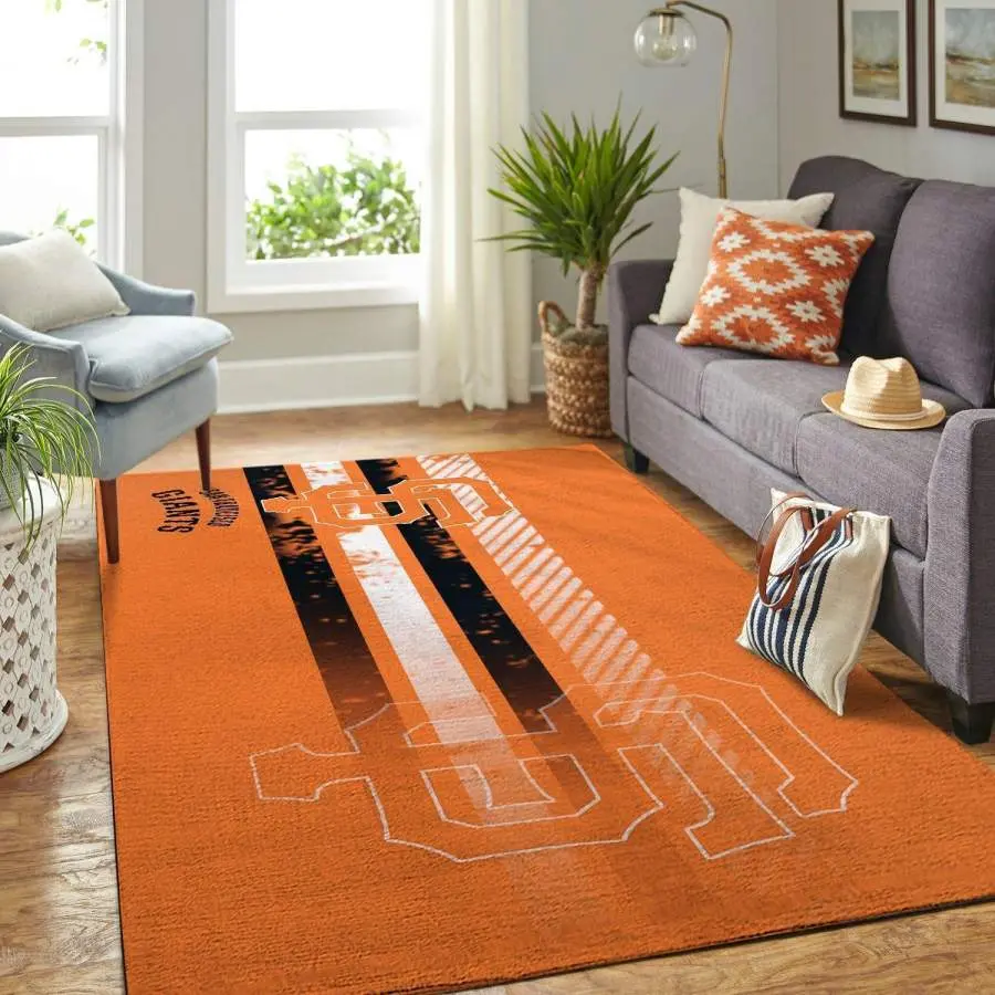 MLB San Francisco Giants Style Nice Gift Rectangle Area Rug Living Room Rug