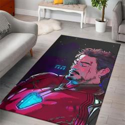 Iron Man Avengers End Game Area Rug Living Room Rug Home Decor Floor Decor