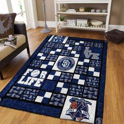 MBL San Diego Padres Rug Living Room Rug Home Decor Room Carpet Sport