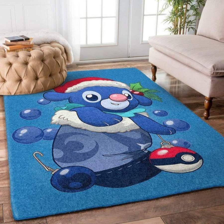 Christmas Pokemon Nice Gift Home Decor Rectangle Area Rug Living Room Rug