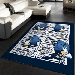 Arrested Hedgehog Movie Area Rug Kitchen Rug Home Decor Living Room Area Rug Home Decor
