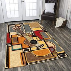 Art Of Guitar Area Rug Ofd 1909081 Area Rug Living Room Carpet Rug Regtangle Carpet Floor Decor Home Decor