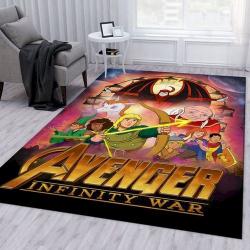 Avengers Infinity War Cartoon Living Room Area Rug Carpet Home Decor No2035