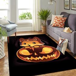 Halloween Cat Area Rug Living Room Rug Home Decor Floor Decor Rcdd81F31099