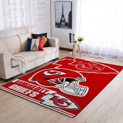 NFL Kansas City Chief Area Rug Living Room Rug Home Decor 20030565