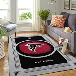 Atlanta Falcons Area Rug Nfl Football Team Logo Carpet Living Room Rugs