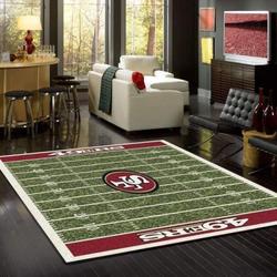 San Francisco 94ers Arealiving Football Team Logo Carpet Home Decor