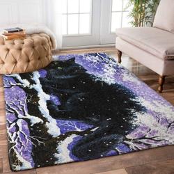 Winter Cat Living Room Area No2075 Rug Living Room Area Rug Home Decor