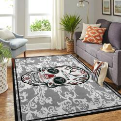 Atlanta Falcons Nfl Area Rugs Skull Style Living Room Carpet Sports Rug