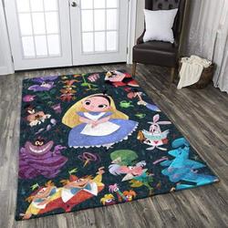 Alice In Wonderland Style Nice Gift Home Decor Rectangle Area Rugs