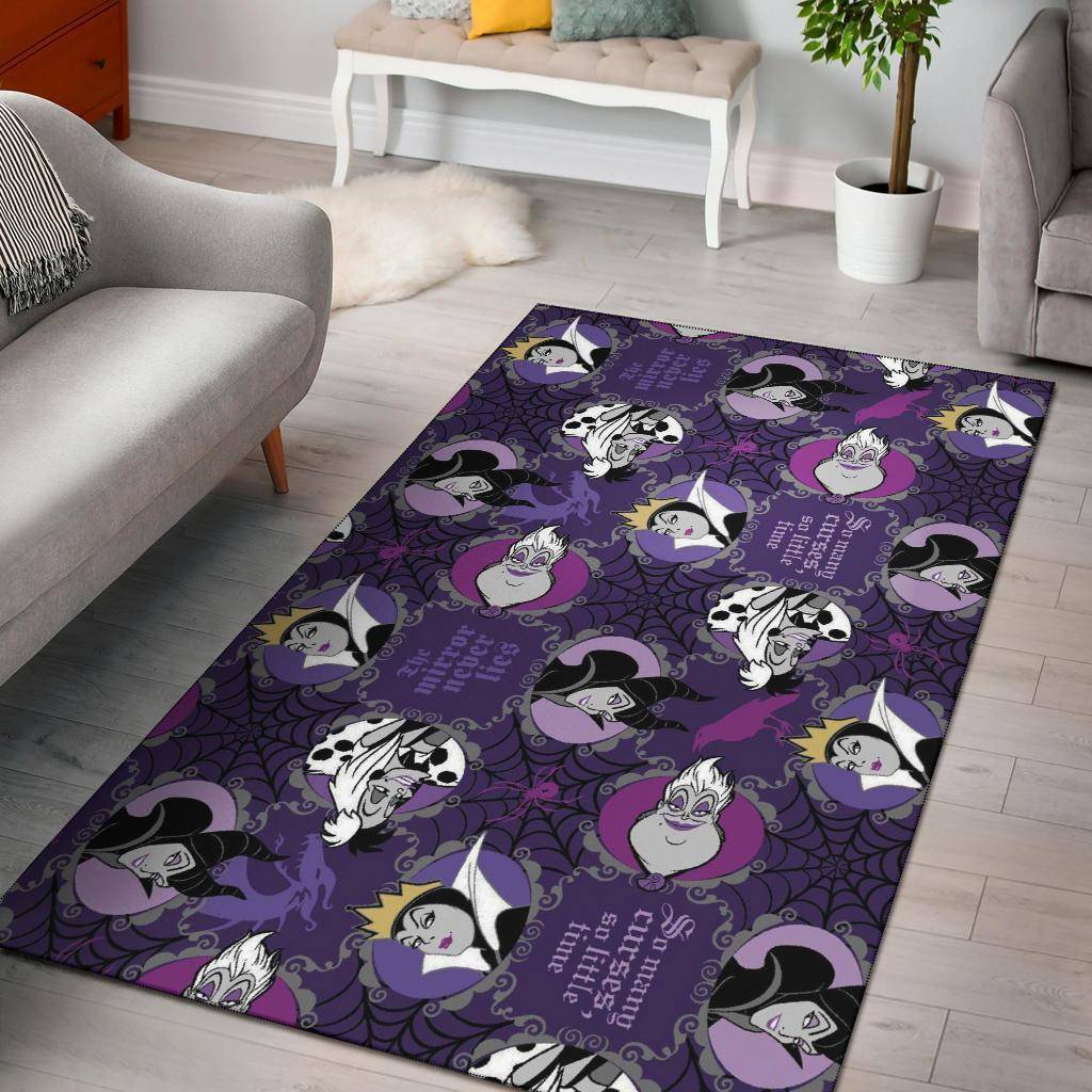 Disney Villains Living Room Rug Home Decor Carpet Rug Living Room 2003272