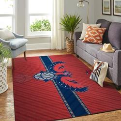 Atlanta Hawks Area Rug Nba Carpet Living Room Rugs Rug Regtangle Carpet V4645