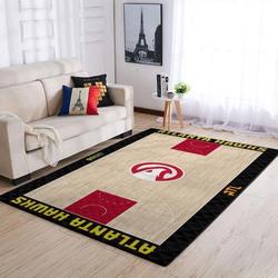 Atlanta Hawks Area Rug Nba Carpet Living Room Rugs Rug Regtangle Carpet V4648