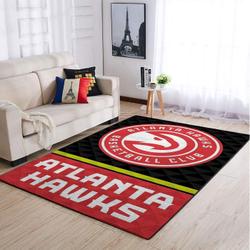 Atlanta Hawks Nba Area Rugs Living Room Carpet Sports Rug Regtangle Carpet