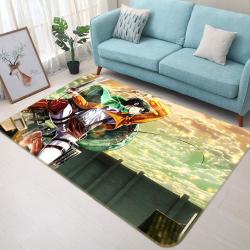 Attack On Titan Anime 34 Area Rug Living Room And Bed Room Rug Rug Regtangle Carpet Floor Decor Home Decor