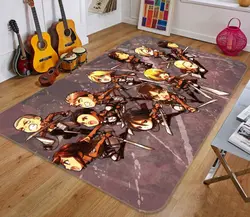 Attack On Titan Anime 41 Area Rug Living Room And Bed Room Rug Rug Regtangle Carpet Floor Decor Home Decor