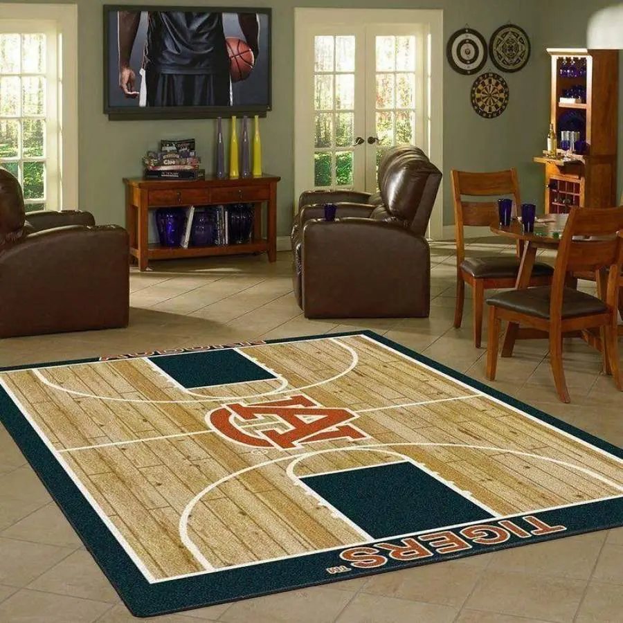 NCAA Auburn Tigers Rug Team Logo Carpet Living Room Regtangle Carpet19120717