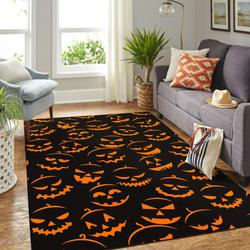 Pumpkin Halloween Rug Home Decor Carpet Rug Living Room 20030321