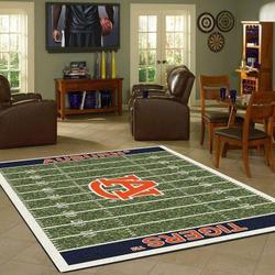 NCAA Auburn Tigers Team Logo Carpet Living Room Rug Regtangle Carpet Home Decor