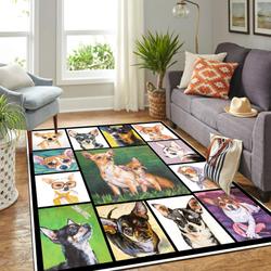 Mandala Chihuahua Dog Rug Living Room Rug Home Decor Room Carpet