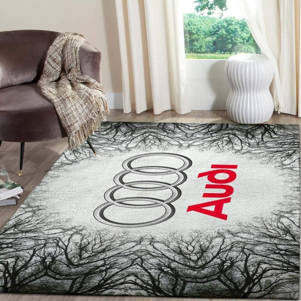Audi Logo Supercars Area Rugs Living Room Carpet Fn131218 Rug Regtangle