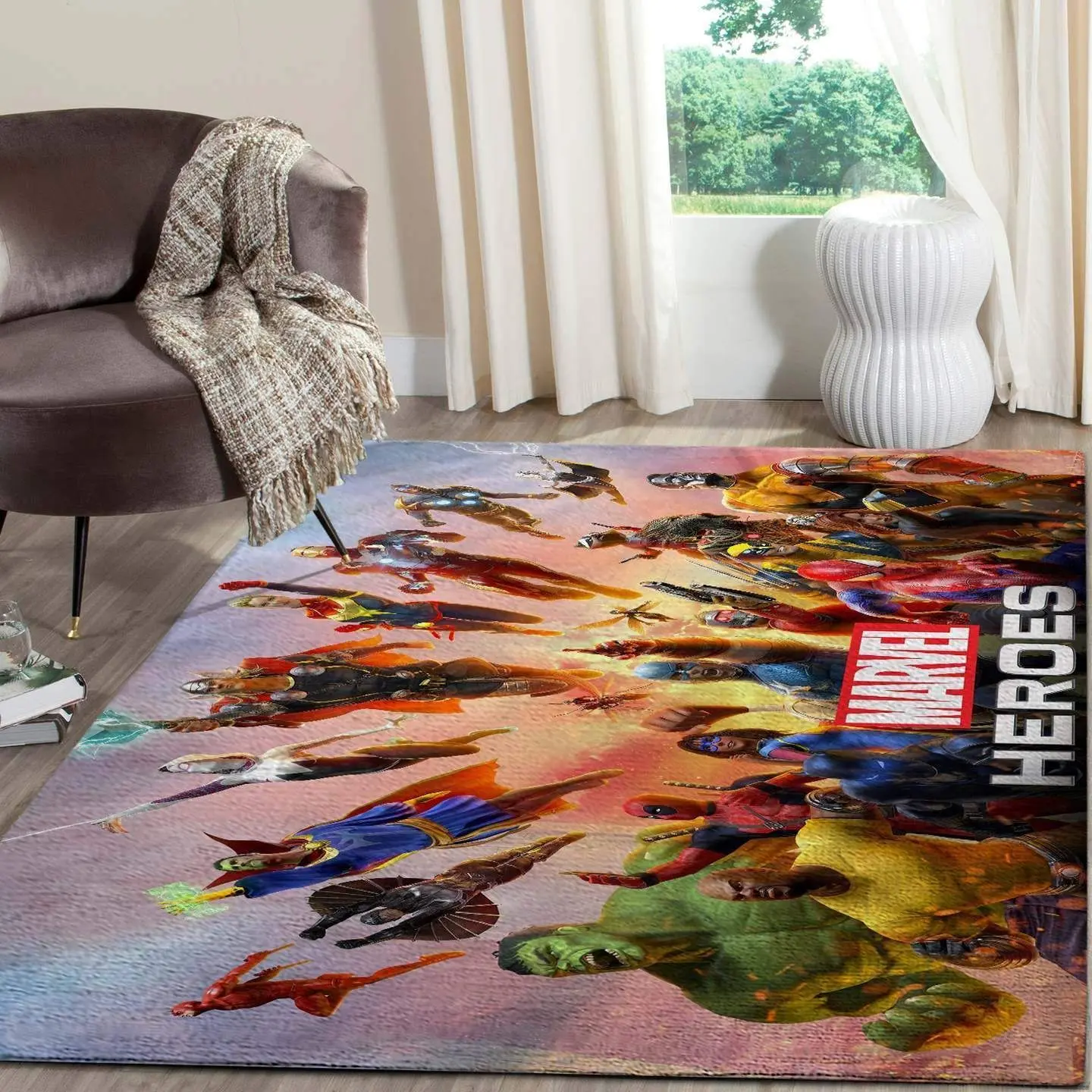 Avenger: End Game Area Rugs Marvel Superhero Movies Living Room Carpet Christmas Gift Rug Regtangle Carpet Floor Decor Home Decor V8296
