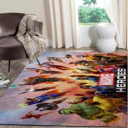 Avenger End Game Area Rugs Marvel Superhero Movies Living Room Carpet V3