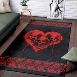 Horror Skull Art Area Rug Rug Living Room Rug Home Decor Rcdd81F42043