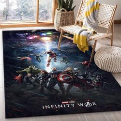 Avengers Infinity War Area Rugs Marvel Superhero Movies 3 Area Rug Living Room