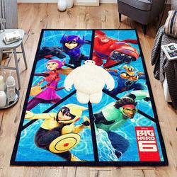 Big Hero 6 Polar Plaid Area Rug Dhckl0210 Rug Living Room Rug Home Decor