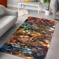 Avengers Superhero Marvel Multi Dual Rug Living Room Rug Home Decor