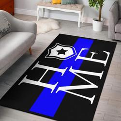 Awesome Thin Blue Line ¹…Œhome Area Rug Living Room Rug Home Decor Carpet Ktsr