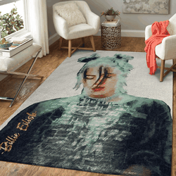 B Eilish Pastel Music Art For Fans Area Rug Living Room Carpet Rug Regtangle Carpet Floor Decor Home Decor