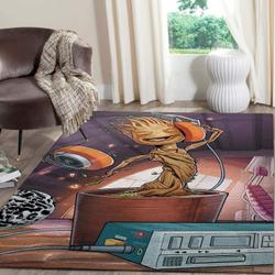 Baby Groot Area Rugs Living Room Carpet Christmas Gift Rug Regtangle Carpet Floor Decor Home Decor V11201
