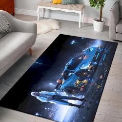 Back To The Future Dr Emmett Brown Artwork Rug Living Room Rug Home Decor