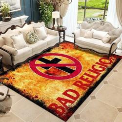Bad Religion Area Rug Music Rug Regtangle Carpet Floor Decor Home Decor