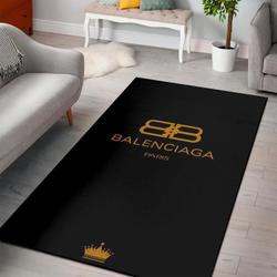 Balenciaga Area Rug Hypebeast Carpet Luxurious Fashion Brand Logo Living Room Rugs Rug Regtangle Carpet Floor Decor Home Decor
