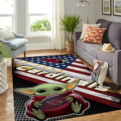 NFL Rug - Arizona Cardinals Yoda Living Room Area No2139 Home Decor