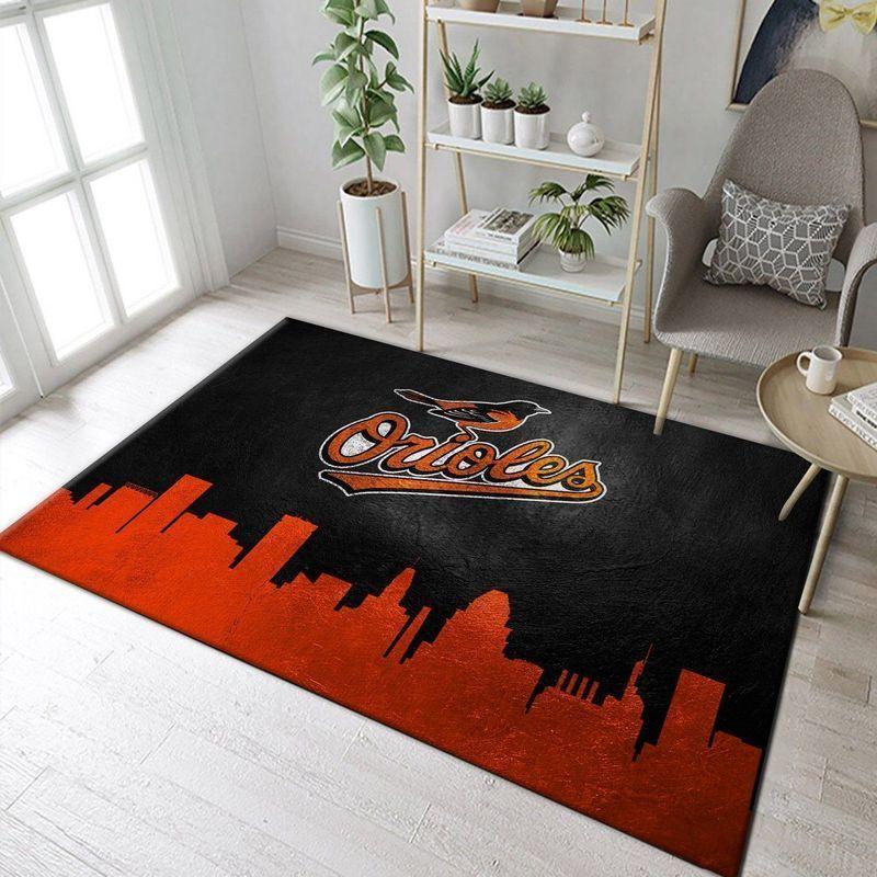 Baltimore Orioles Mlb 1 Area Rug Living Room And Bed Room Rug Rug