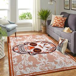 Baltimore Orioles Mlb Area Rugs Team Logo Skull Style Living Room Carpet