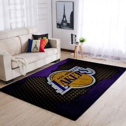 NBA Los Angeles Lakers Team Logo Area Rug Living Room Rug Home Decor 20030566