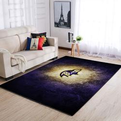 Baltimore Ravens Area Rug Nfl Football Living Room Home Decor Carpet V1777