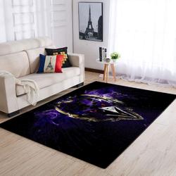 Baltimore Ravens Area Rug Nfl Football Living Room Home Decor Carpet V1783