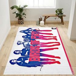 DC Birds Of Prey Movie Imperial Distressed Rug Living Room Area Rug Home Decor