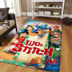 Disney Lilo And Stitch Living Room No2166 Area Rug For Home Decor