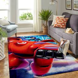 Disney Baymax Living Room No2172 Nice Gift Area Rug For Home Decor