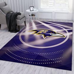 Baltimore Ravens Area Rug Nfl Football Living Room Home Decor Carpet 21