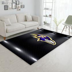 Baltimore Ravens Area Rug Nfl Football Living Room Home Decor Carpet 22