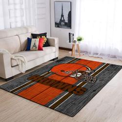 NFL Cleveland Browns Home Decor Rectangle Area Rug Living Room Rug