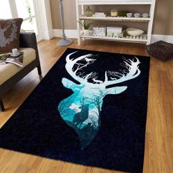 Banana Pattern Print Area Rug Living Room Rug Home Decor